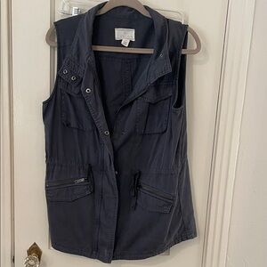 Charcoal Sleeveless Vest